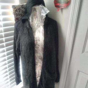 No Boundaries Feather Yarn Hoodie